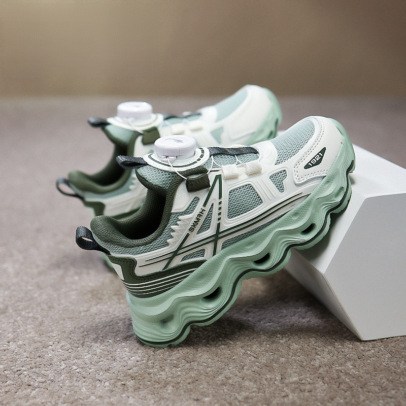 兒童新款雙網運動鞋