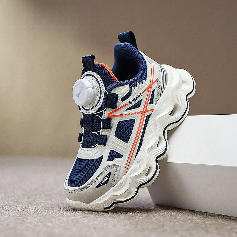 兒童新款雙網運動鞋