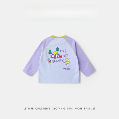 春季吸濕速乾防曬兒童戶外長袖