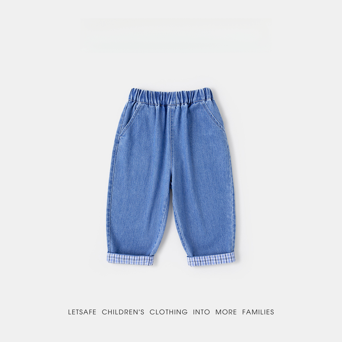 兒童春裝牛仔褲   