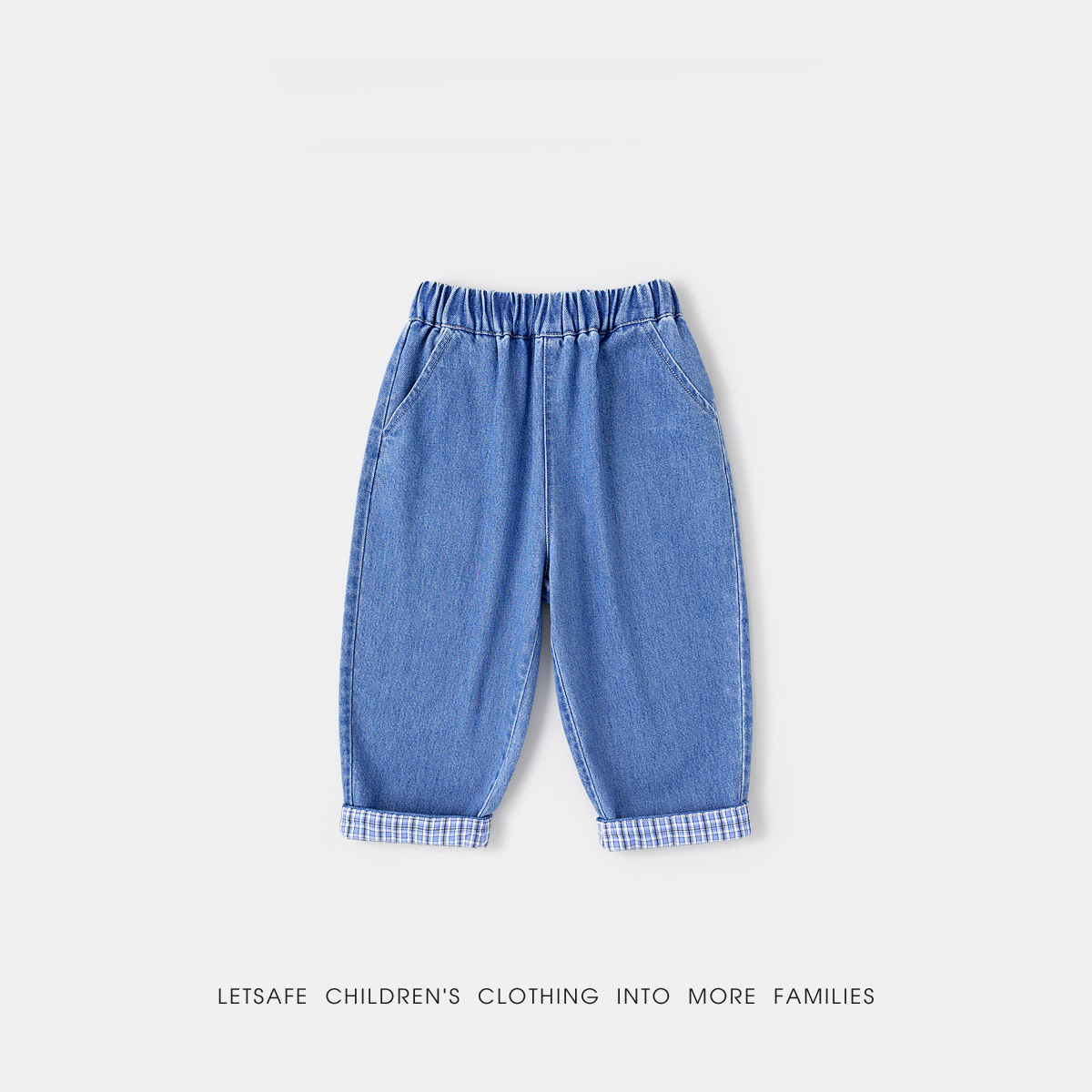 兒童春裝牛仔褲   