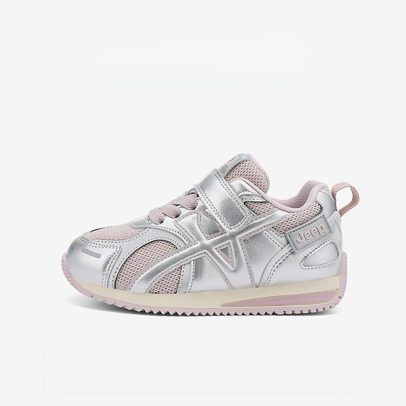 兒童春秋季透氣網面運動鞋