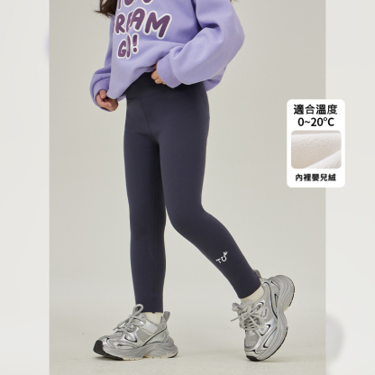 女童冬季加絨打底褲
