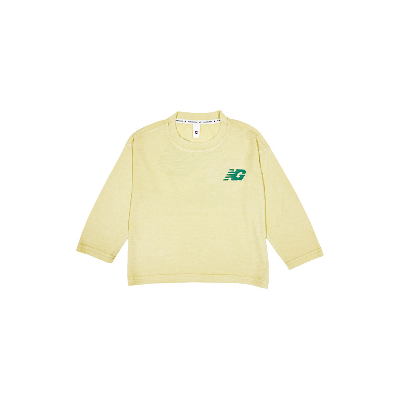 山系戶外兒童速乾T恤露營風長袖彩棉