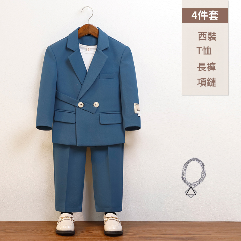 男童設計休閒小西服