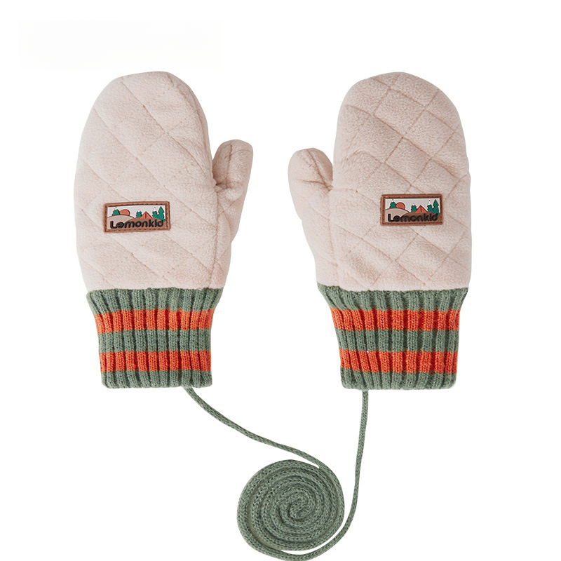 兒童冬帽圍手套一體