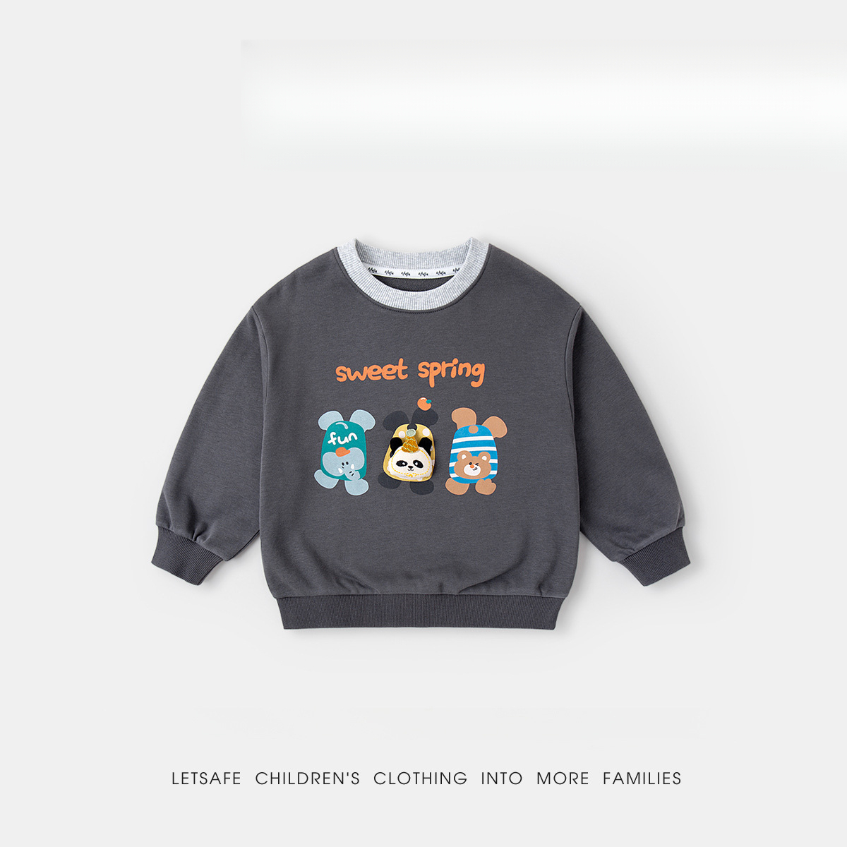 兒童春季立體卡通軟衛衣