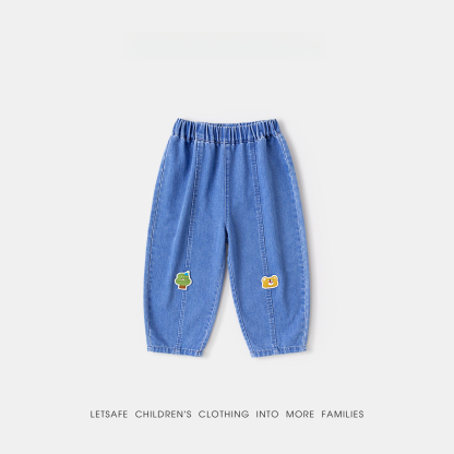 兒童春季牛仔童褲