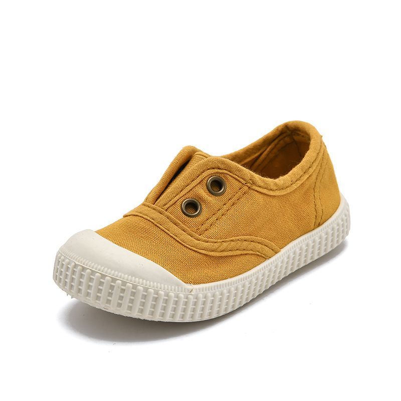 兒童春秋季韓國童鞋軟底帆布鞋