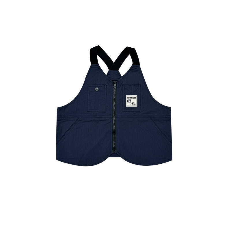 兒童山系戶外工裝機能馬甲