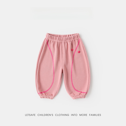 兒童春裝校園休閑褲