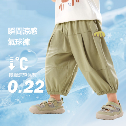 兒童夏季軟萌八分防蚊氣球褲