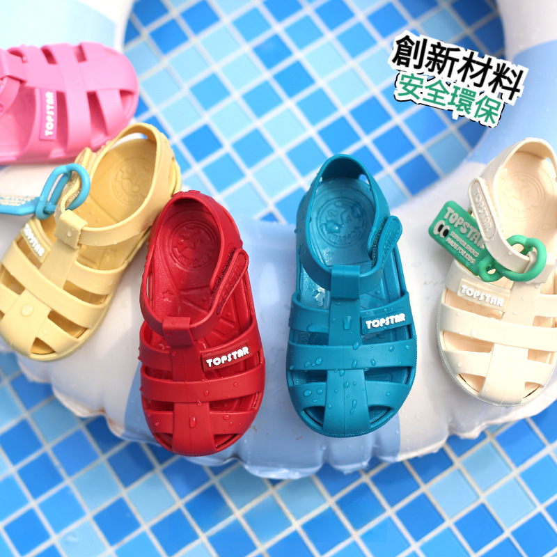 夏季兒童果凍空氣羅馬涼涼鞋