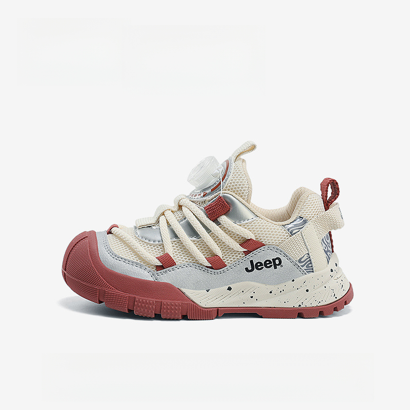 兒童秋季軟底防滑網面運動鞋