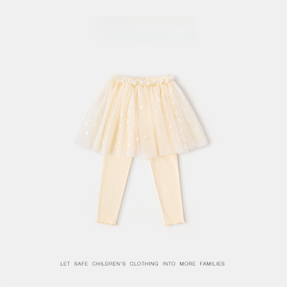 女童蓬蓬裙打底一體裙褲