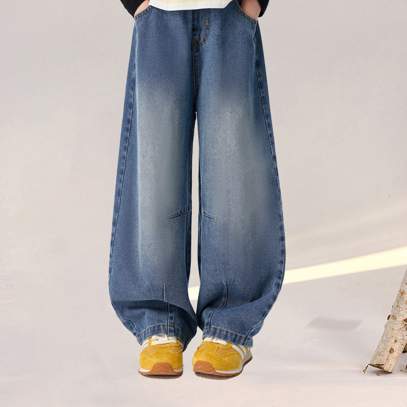 春秋款兒童長袖圓領上衣打底衫