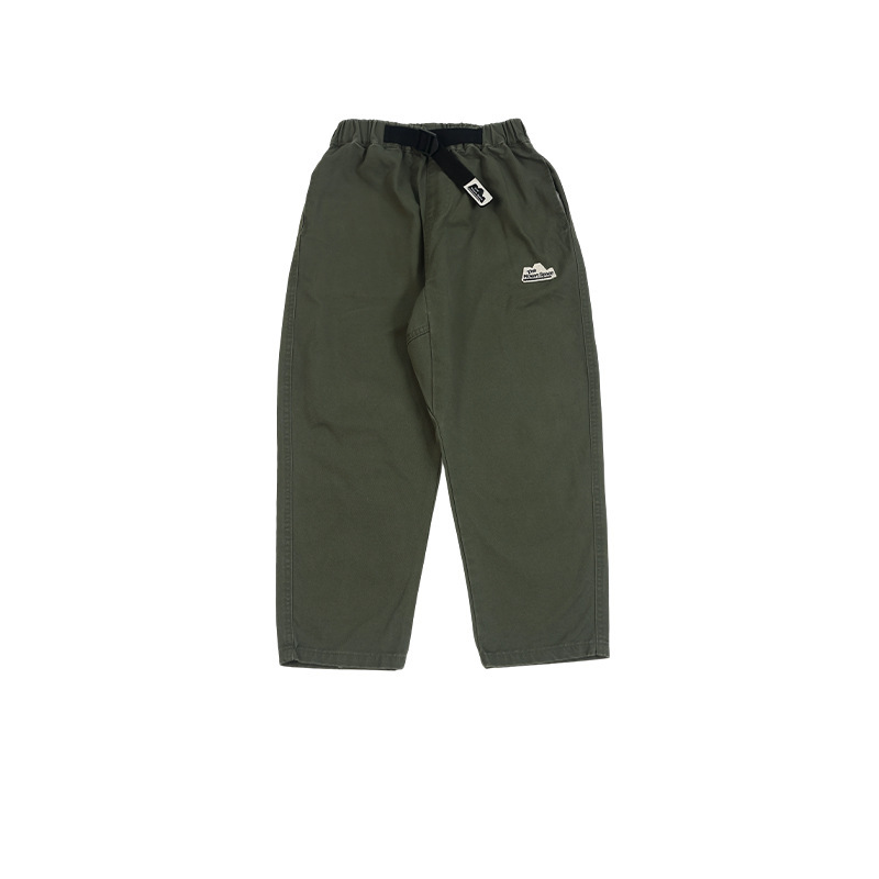 兒童秋季機能耐磨工裝直筒褲