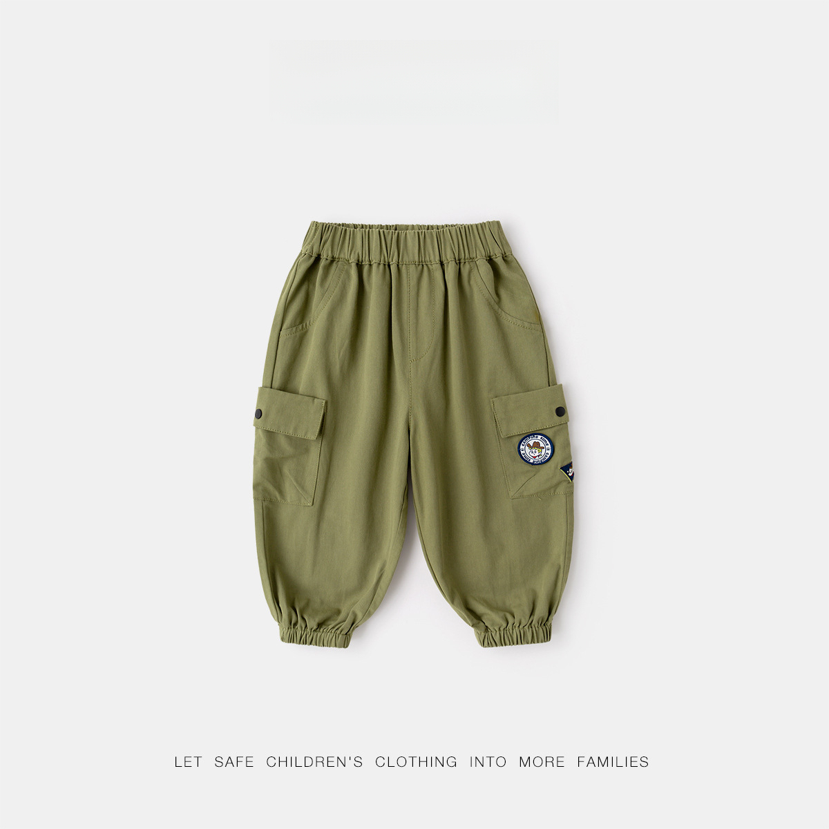 兒童工裝馬甲春季套裝