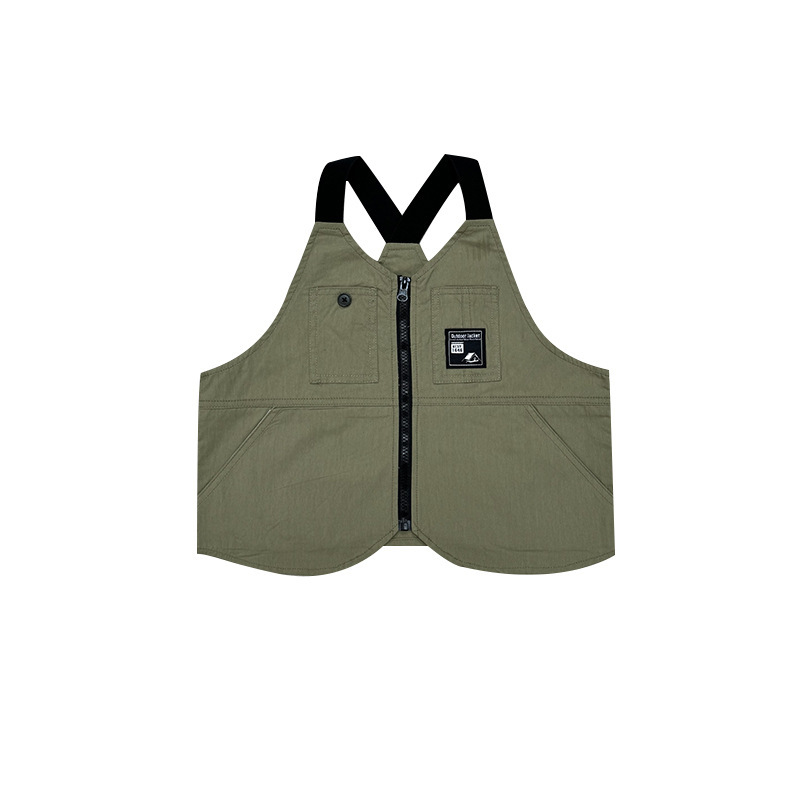 兒童山系戶外工裝機能馬甲