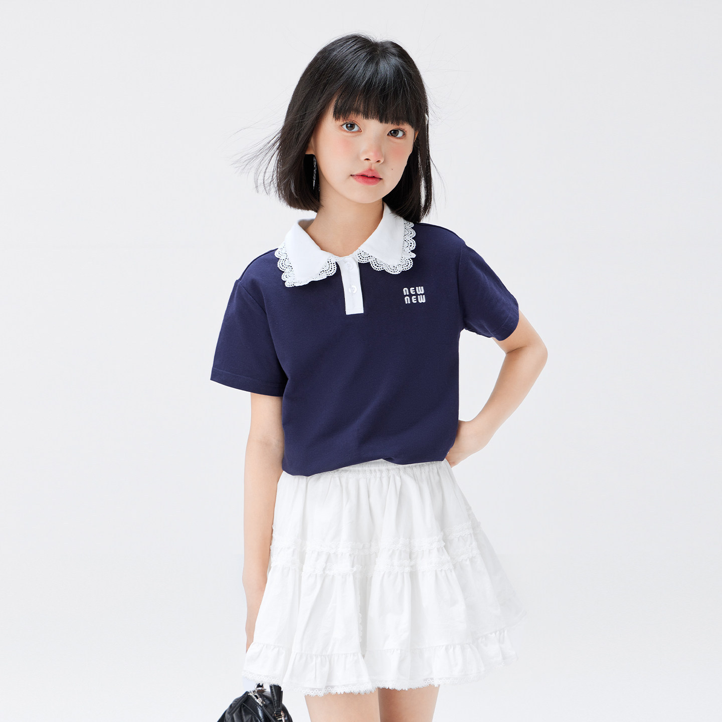 女童夏季純棉蛋糕短裙