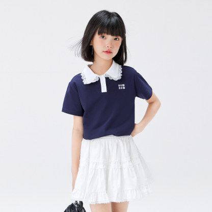 女童夏季純棉蛋糕短裙