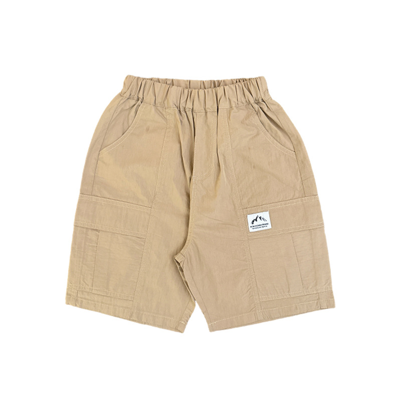 男童戶外工裝褲短