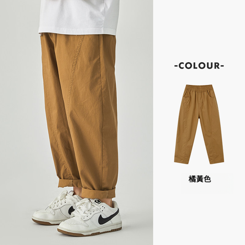 男童夏季大口袋休閒長褲