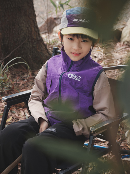 兒童工裝馬甲春季款戶外防水