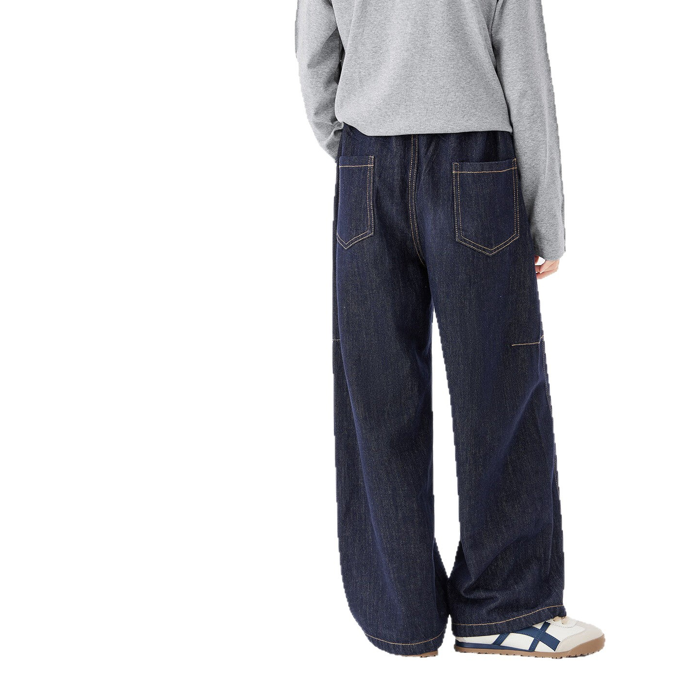 春秋女童防褪色彎刀褲