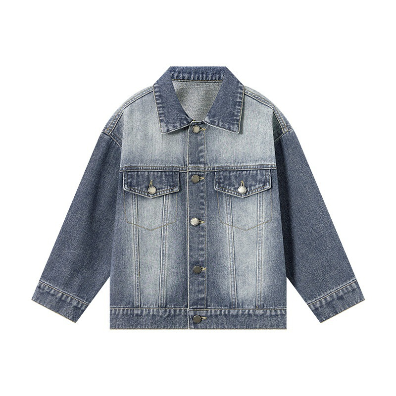 春秋男童休閑牛仔外套