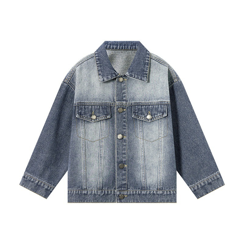 春秋男童休閑牛仔外套