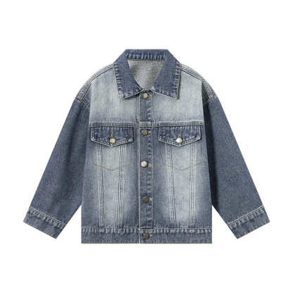 春秋男童休閑牛仔外套