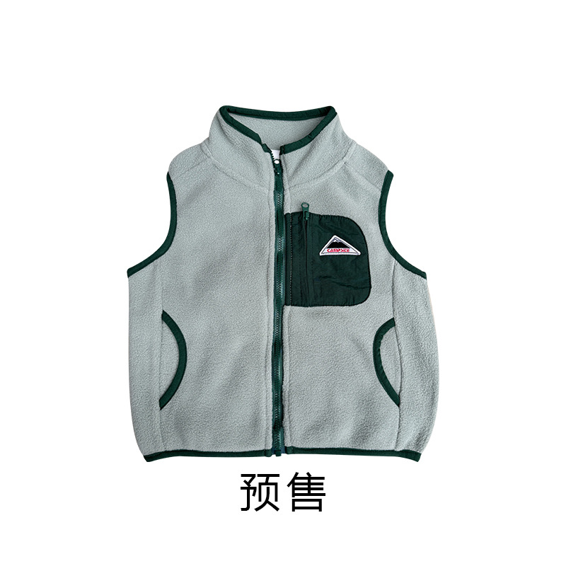 兒童搖粒絨馬甲