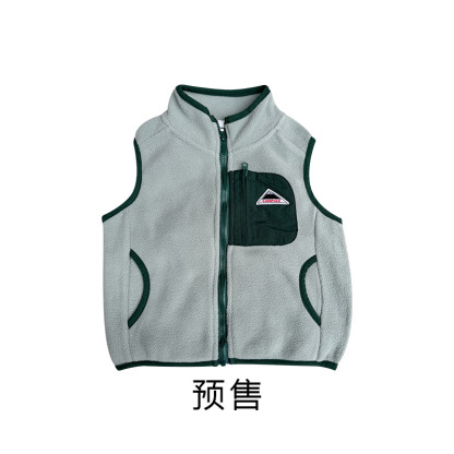 兒童搖粒絨馬甲