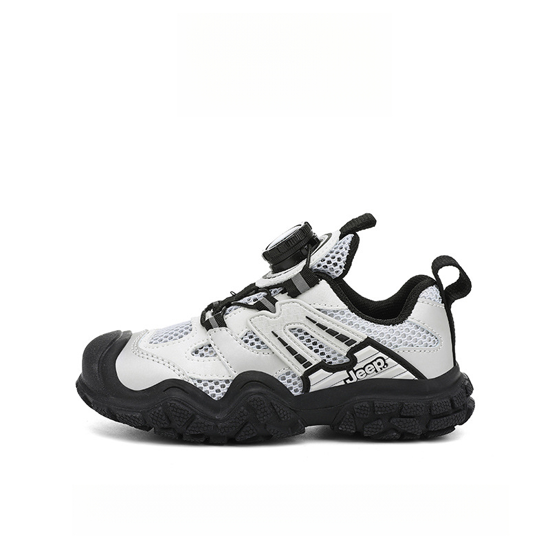 女童夏季輕便透氣防滑登山運動鞋