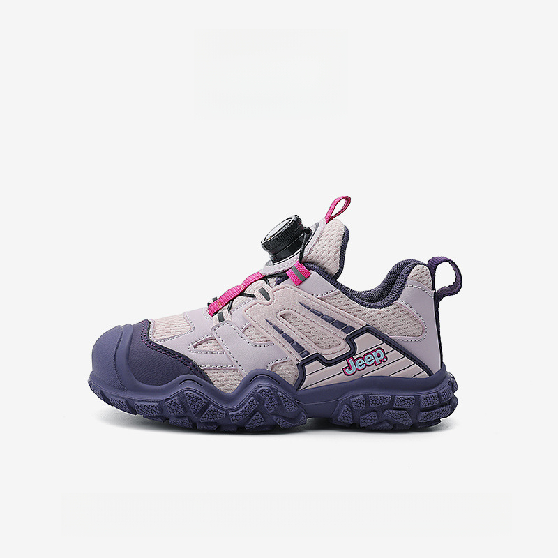 女童夏季輕便透氣防滑登山運動鞋