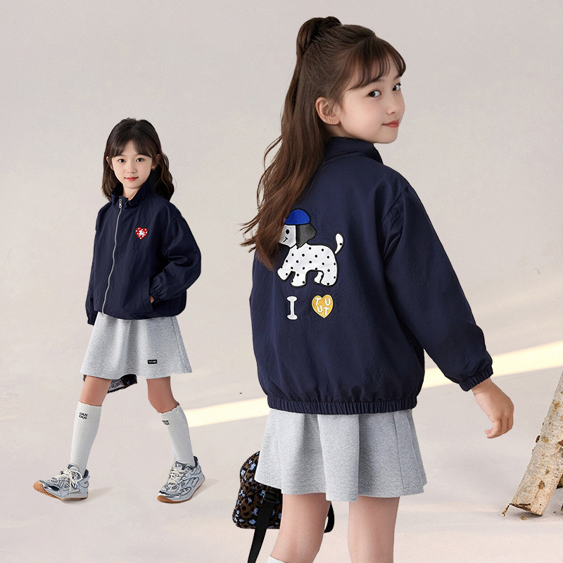 春季女童輕量戶外夾克外套