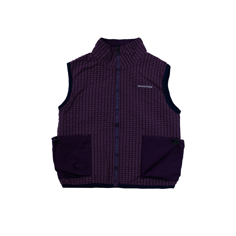 兒童兩面穿戶外工裝背心