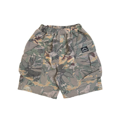 兒童夏季戶外工裝迷彩短褲