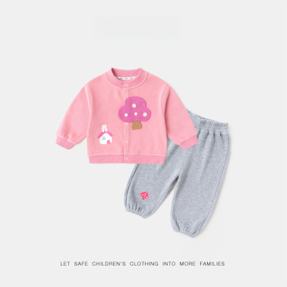 兒童長頸鹿秋季卡通套裝