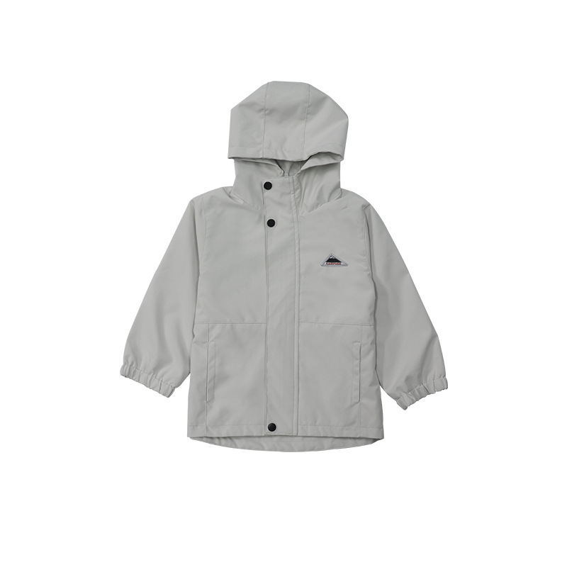 兒童連帽防風防水外套