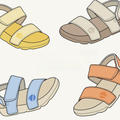 夏季新款兒童舒適羅馬涼鞋