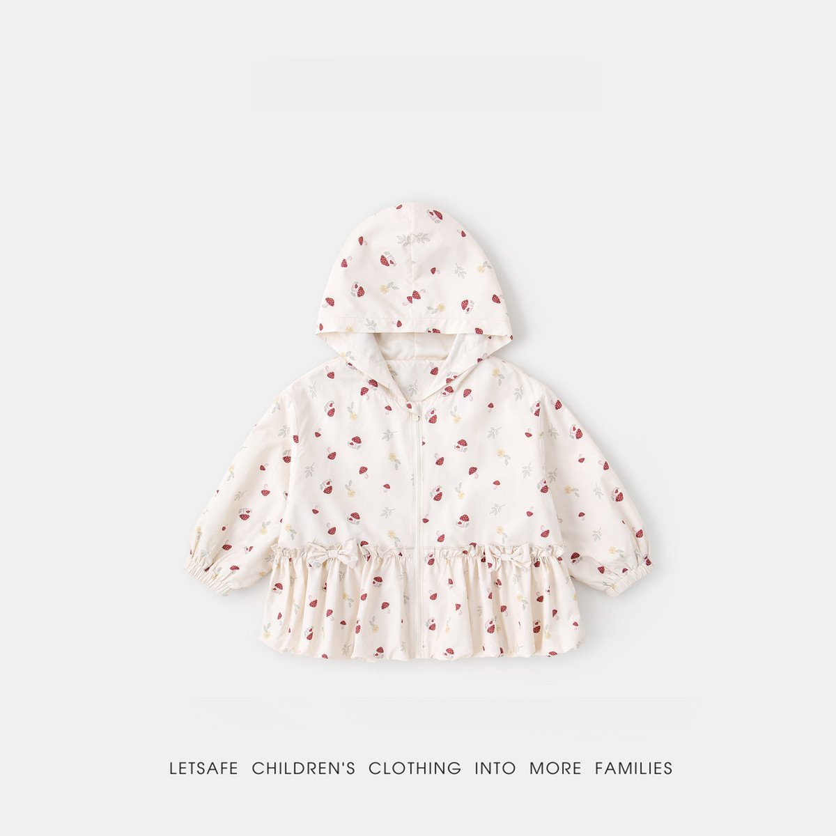 春季女童森系小蘑菇外套