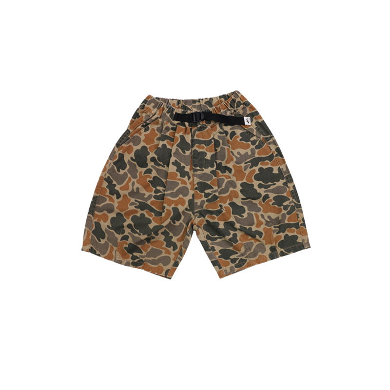 男童夏季戶外迷彩短褲
