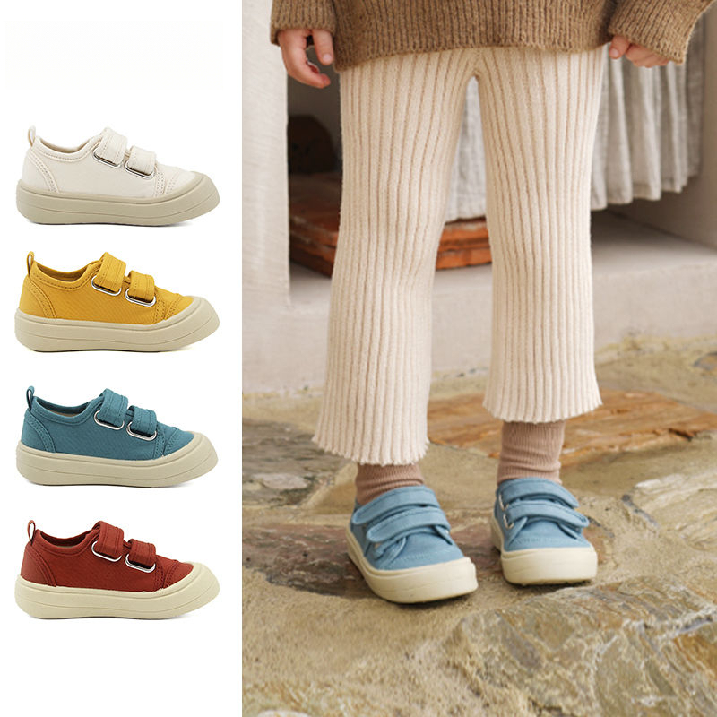 兒童百搭休閑帆布鞋春秋