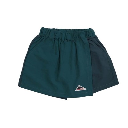 兒童多巴胺撞色拼接裙褲親子裝