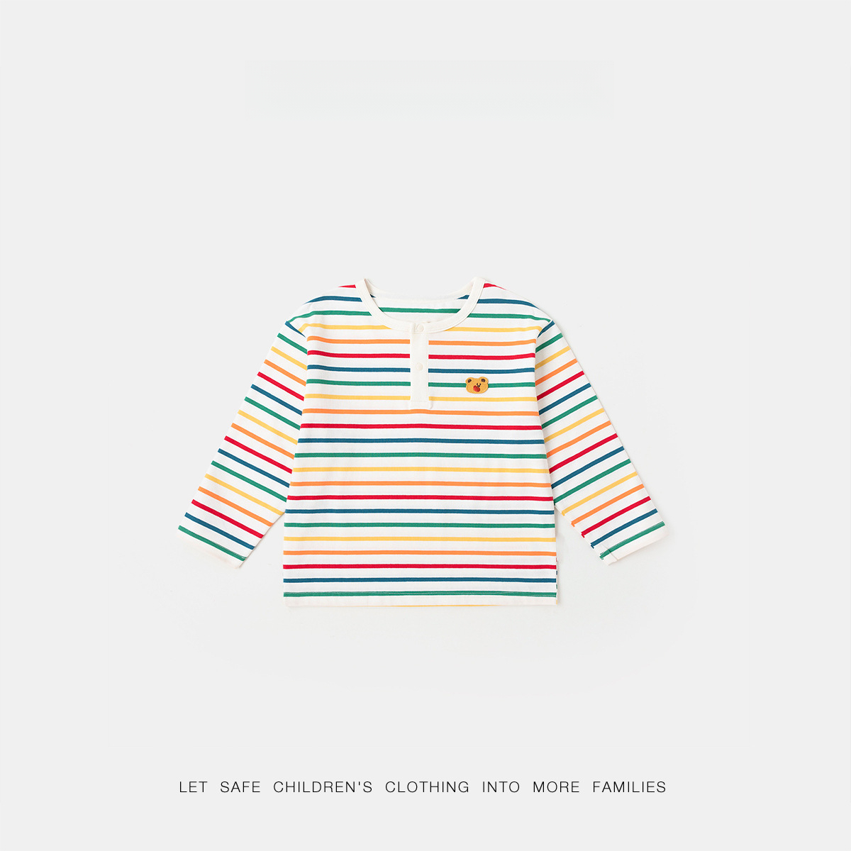 [100%全棉]春季兒童條紋長袖T恤