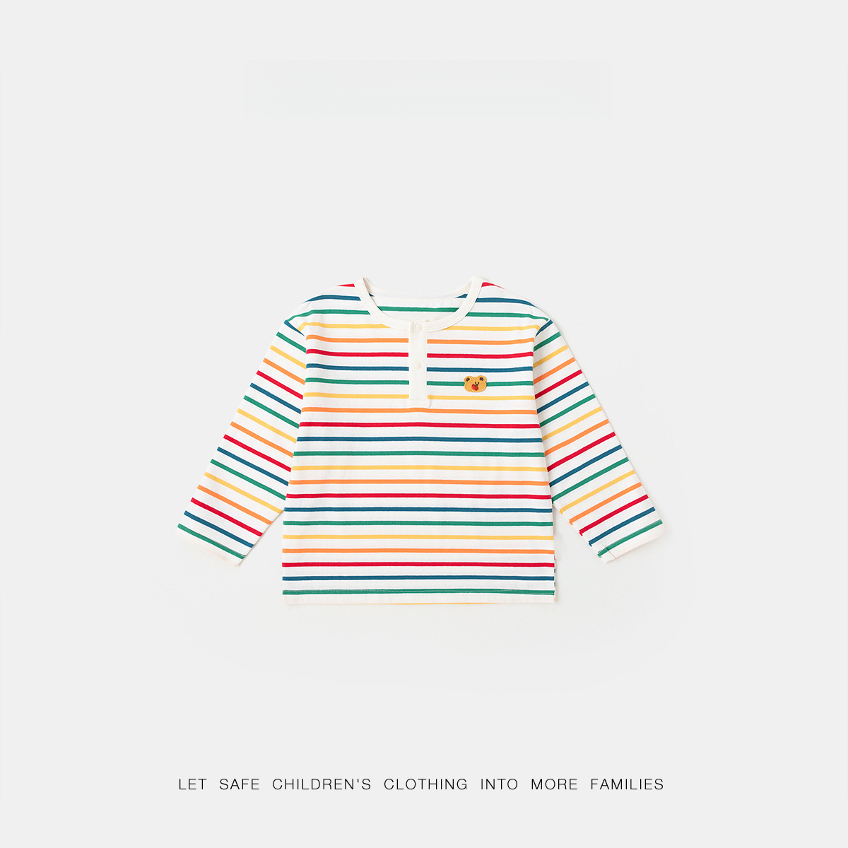 [100%全棉]春季兒童條紋長袖T恤