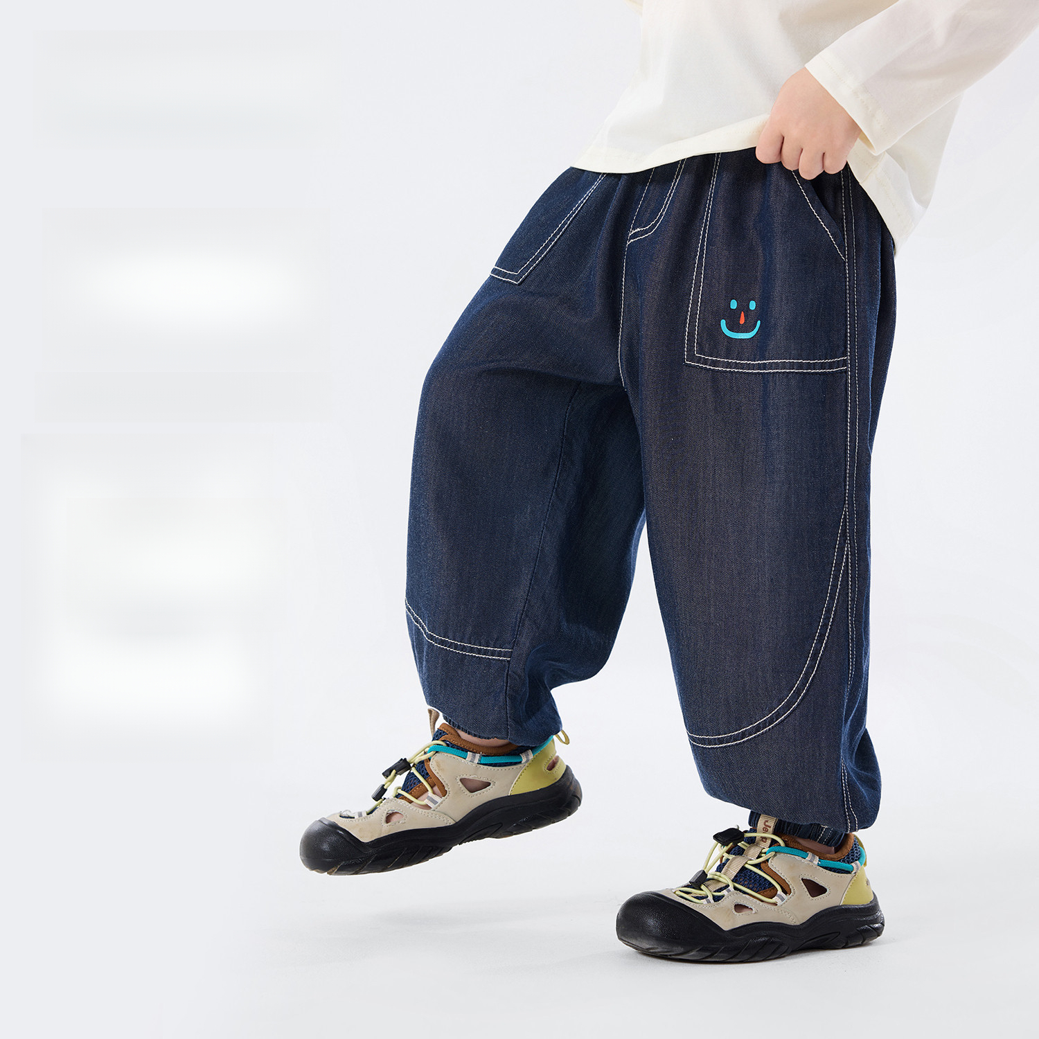 兒童夏季天絲軟牛仔