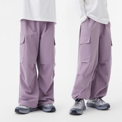 春秋女童大口袋工裝褲